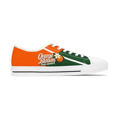 Orange Blossom Personalized Casual Canvas Shoes for Women 2
