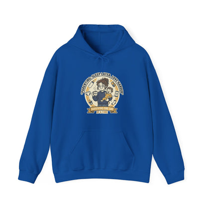 Parenting: Sleep Later, Love Harder Hoodie