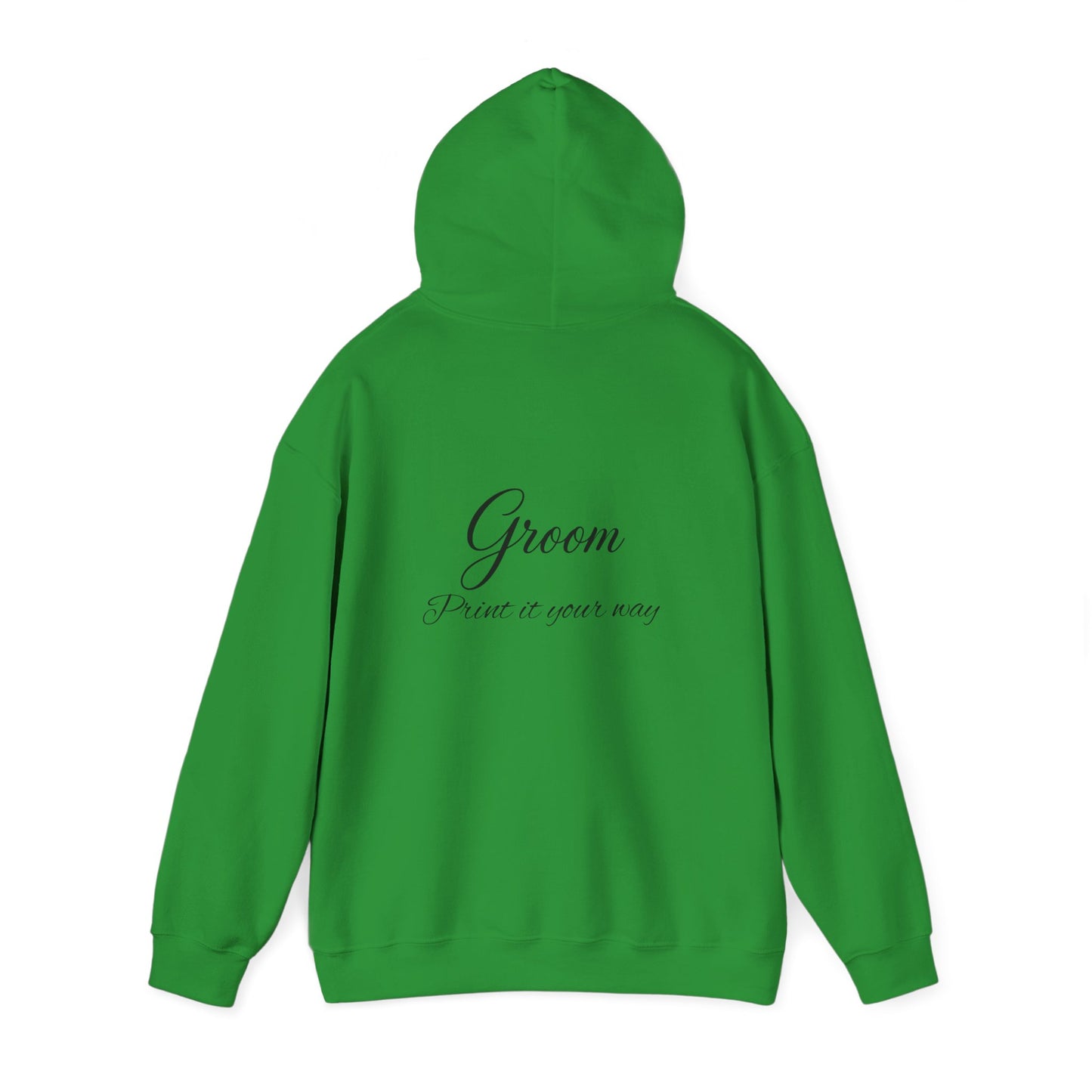 "Groom" Script Hoodie — Bridal Wedding Party Pullover