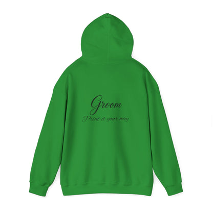 "Groom" Script Hoodie — Bridal Wedding Party Pullover