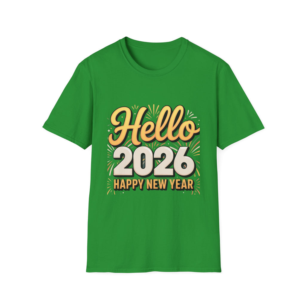 Hello 2026 Happy New Year T-Shirt
