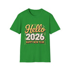 Hello 2026 Happy New Year T-Shirt