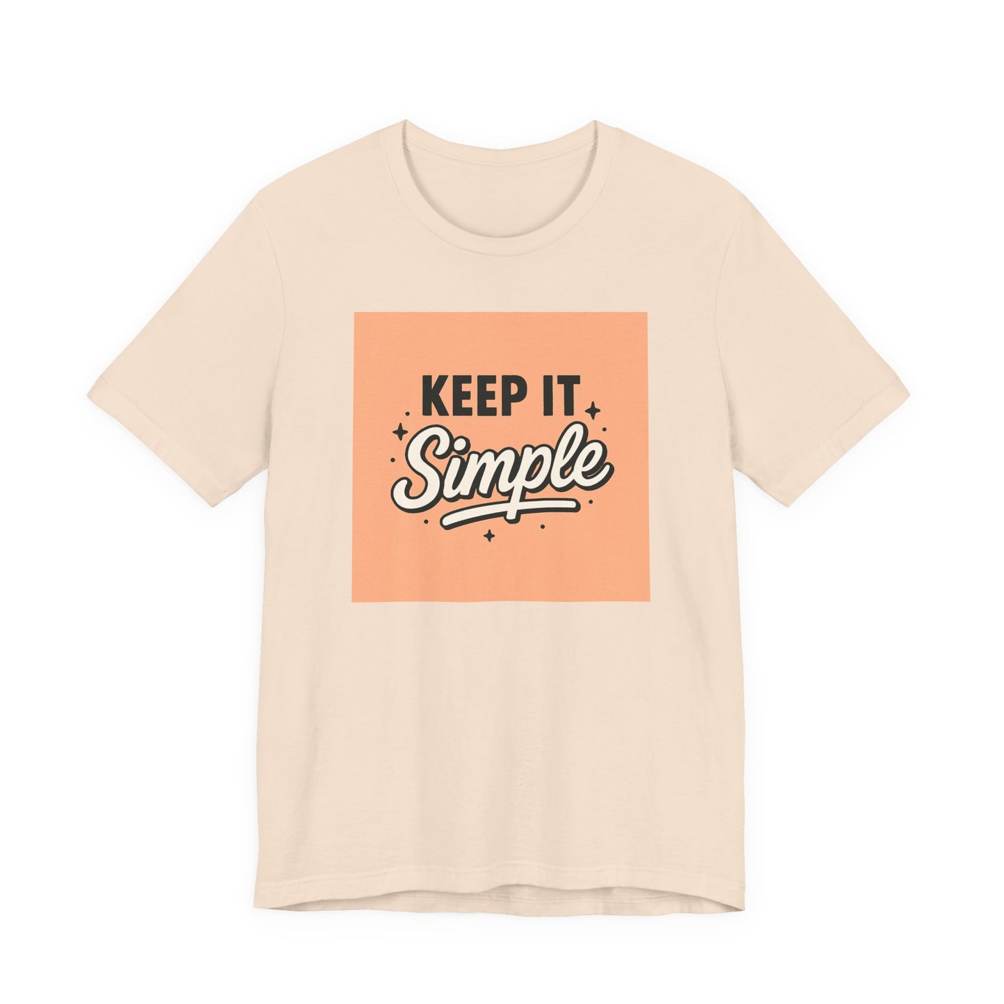 Keep It Simple T-Shirt — Minimalist Retro Graphic Tee